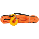 Yellow Red Orange Synthetic Winch Rope 40 Meters Cold Condition Workable